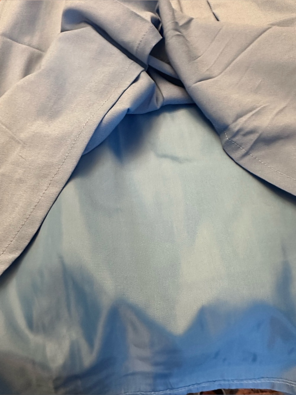 NWT Unique Vintage Tulip B. XL 70’s-80’s Blue Pleated Midi Skirt - Picture 5 of 9